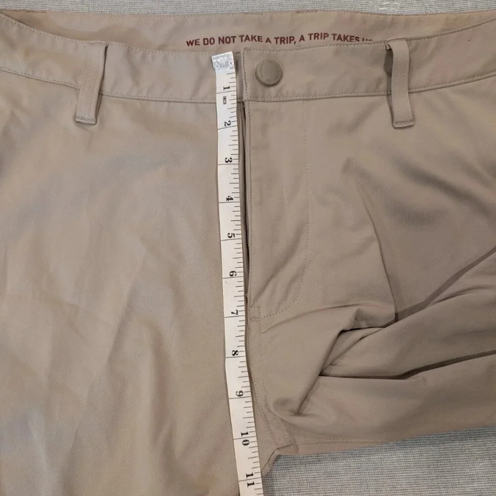 Rhone Commuter Pants Slim‎ Khaki Stretch Chino Mens 33x29 Performance Office